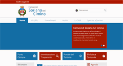 Desktop Screenshot of comune.sorianonelcimino.vt.it